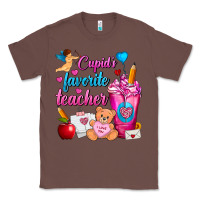 Chestnut Cupid's Favorite Teacher Valentine's Day Frappe Classic Tee - FaDigitalArtStudio