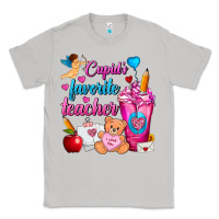 Moon Dust Cupid's Favorite Teacher Valentine's Day Frappe Classic Tee - FaDigitalArtStudio