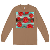 Toasted Coconut Western Roses Long Sleeve Tee - LillyAllenDesigns