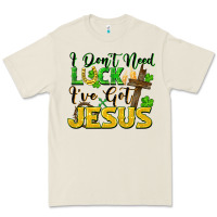 Bone i don't need luck i've got jesus Premium Tee - FaDigitalArtStudio