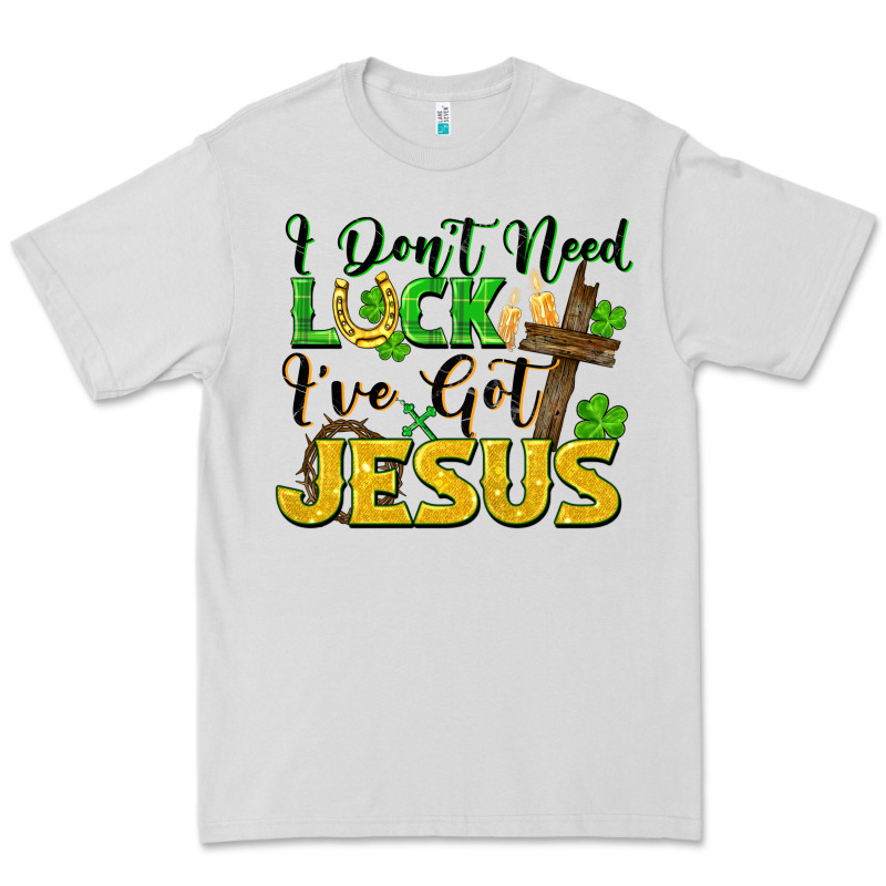 I Don't Need Luck I've Got Jesus Premium Tee by FaDigitalArtStudio | Teevron