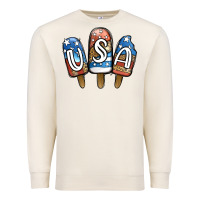 Sandshell USA Patriotic Leopard Popsicles Premium Sweatshirt - Jasminsmagicworld