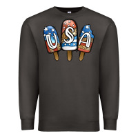 Smoke USA Patriotic Leopard Popsicles Premium Sweatshirt - Jasminsmagicworld