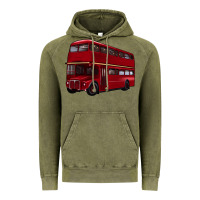 Double Decker Bus Vintage Hoodie | Teevron