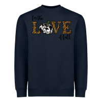 Navy for the love of fall Heavyweight Sweatshirt - RanaPortraitStore