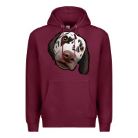 Burgundy Dalmatian Premium Hoodie - Jasminsmagicworld