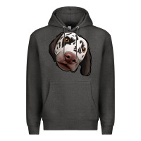 Charcoal Heather Dalmatian Premium Hoodie - Jasminsmagicworld