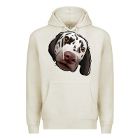 Oatmeal Heather Dalmatian Premium Hoodie - Jasminsmagicworld