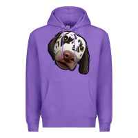 Purple Dalmatian Premium Hoodie - Jasminsmagicworld