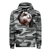 Slate Camo Dalmatian Premium Hoodie - Jasminsmagicworld