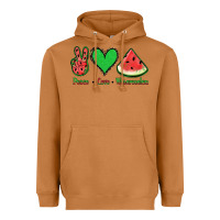 Meerkat Peace Love Watermelon Heavyweight Hoodie - Jasminsmagicworld