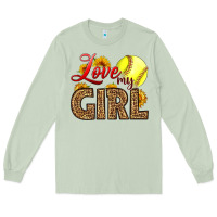 Matcha Love My Girl Softball Long Sleeve Tee - LillyAllenDesigns