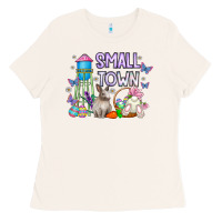 Bone Small Town Easter Day Ladies Tee - CowhideDigitalArt