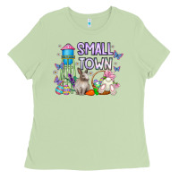Matcha Small Town Easter Day Ladies Tee - CowhideDigitalArt