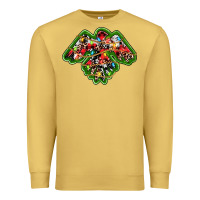 Antique Gold christmas western thunderbird Premium Sweatshirt - RanaPortraitStore