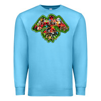 Ocean Blue christmas western thunderbird Premium Sweatshirt - RanaPortraitStore