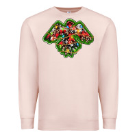 Pale Pink christmas western thunderbird Premium Sweatshirt - RanaPortraitStore