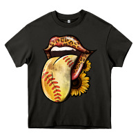 Asphalt Softball Tongue Heavy Core Tee - Jasminsmagicworld