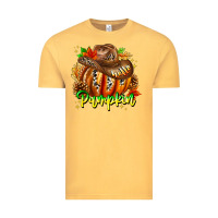 Vintage Mustard Hello Pumpkin Vintage Tee - CowhideDigitalArt