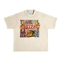 Sandshell Thankful Little Mon Urban Heavy Tee - CowhideDigitalArt
