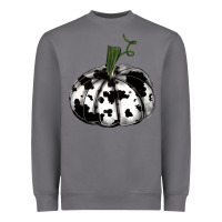 Storm watercolor cowhide halloween pumpkin Heavyweight Sweatshirt - RanaPortraitStore