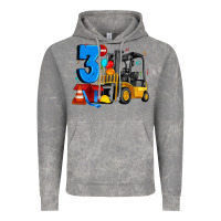 Cloud Rock forklift birthday three Vintage Hoodie - Artiststas
