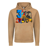 Vintage Camel forklift birthday three Vintage Hoodie - Artiststas