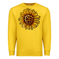 Lemon sunflower leopard Premium Sweatshirt - Jasminsmagicworld