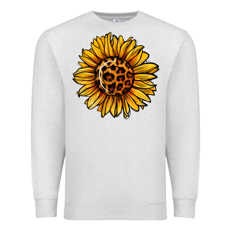 Sunflower Leopard Premium Sweatshirt by Jasminsmagicworld | Teevron