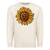 Sandshell sunflower leopard Premium Sweatshirt - Jasminsmagicworld