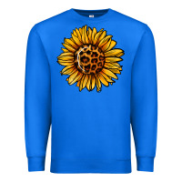 True Royal sunflower leopard Premium Sweatshirt - Jasminsmagicworld