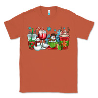 Copper christmas snowman coffee cups Classic Tee - OliviaCreatesArt