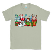 Matcha christmas snowman coffee cups Classic Tee - OliviaCreatesArt
