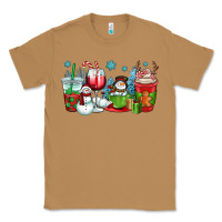 Toasted Coconut christmas snowman coffee cups Classic Tee - OliviaCreatesArt