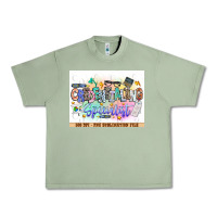 Oil Green asdfas Urban Heavy Tee - CowhideDigitalArt