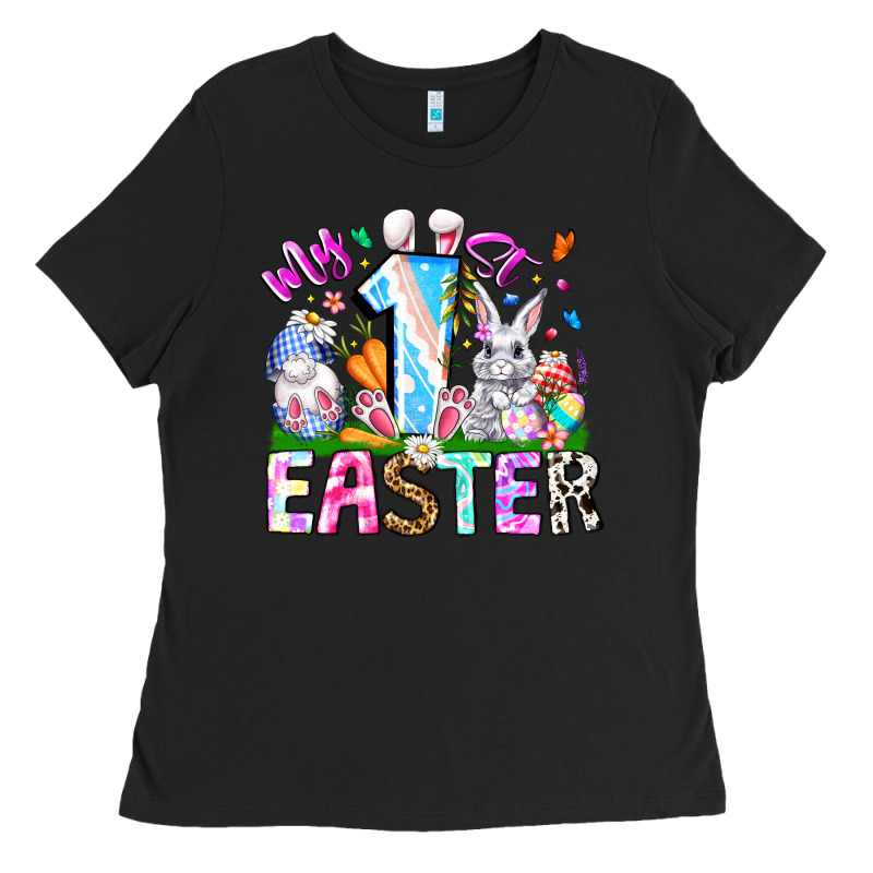 My 1st Easter Ladies Tee by CowhideDigitalArt | Teevron