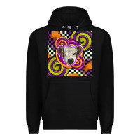 Black halloween  calf scottish Premium Hoodie - BarkalooDesign