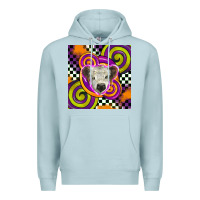 Blue Mist halloween  calf scottish Premium Hoodie - BarkalooDesign