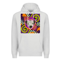 Dove Grey halloween  calf scottish Premium Hoodie - BarkalooDesign