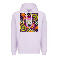 Lilac halloween  calf scottish Premium Hoodie - BarkalooDesign