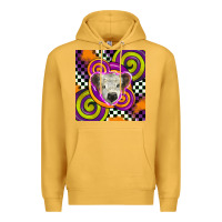 Mustard halloween  calf scottish Premium Hoodie - BarkalooDesign
