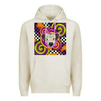 Oatmeal Heather halloween  calf scottish Premium Hoodie - BarkalooDesign