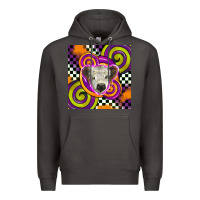 Smoke halloween  calf scottish Premium Hoodie - BarkalooDesign