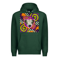 Sports Green halloween  calf scottish Premium Hoodie - BarkalooDesign