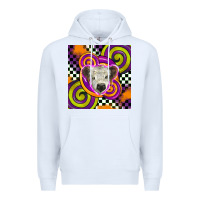 White halloween  calf scottish Premium Hoodie - BarkalooDesign