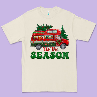 Christmas 'tis The Season Premium Tee Designed By Bundleandbundleshop