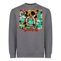 Storm taurus turquoise cowhide Heavyweight Sweatshirt - RanaPortraitStore