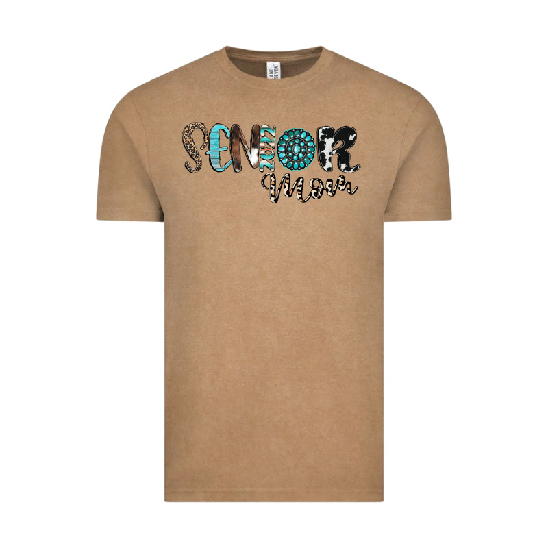 Senior Mom Vintage Tee by CowhideDigitalArt | Teevron