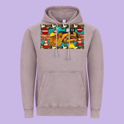 Bulldozer Sippy Vintage Hoodie Designed By Artiststas