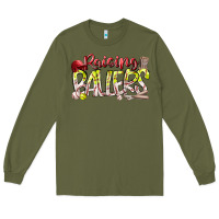 Army Green raising ballers Long Sleeve Tee - RacoonDesign